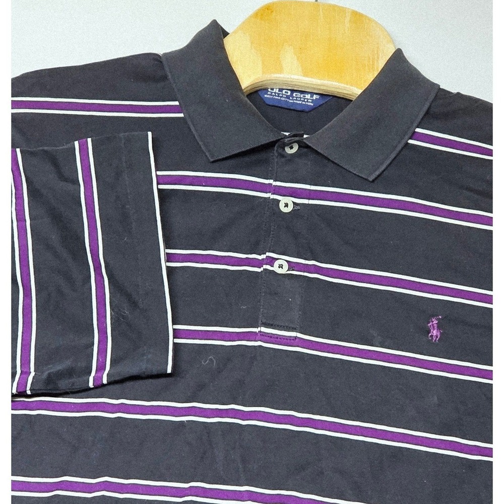 Polo Ralph‎ Lauren Men's XL Shirt Golf Pima Cotton Striped Polo